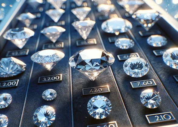 ダイヤモンドを選ぶ